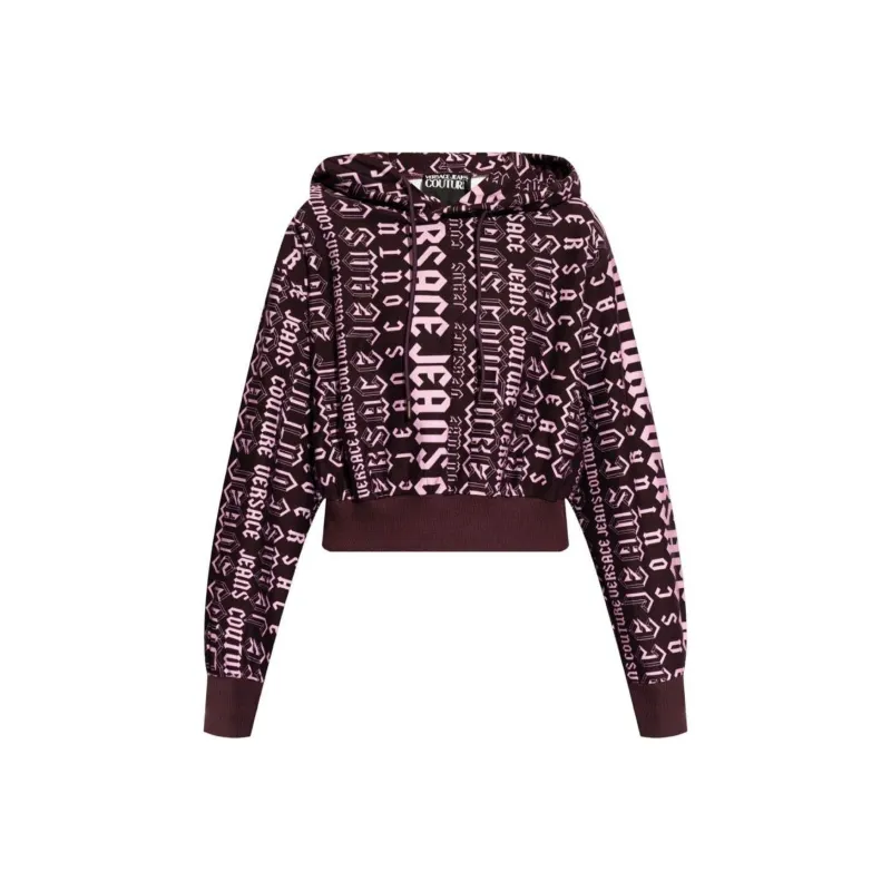 VERSACE JEANS COUTURE Logo Print Hoodie Sweater-0