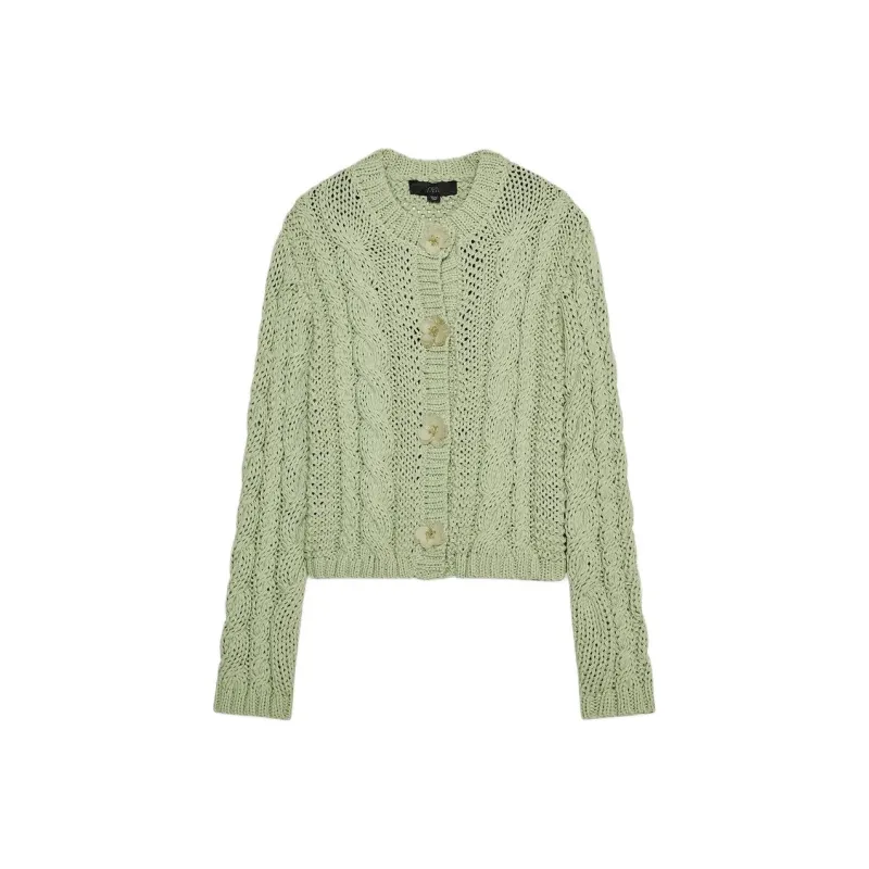 ZARA Knitwear Women's Light Green-0