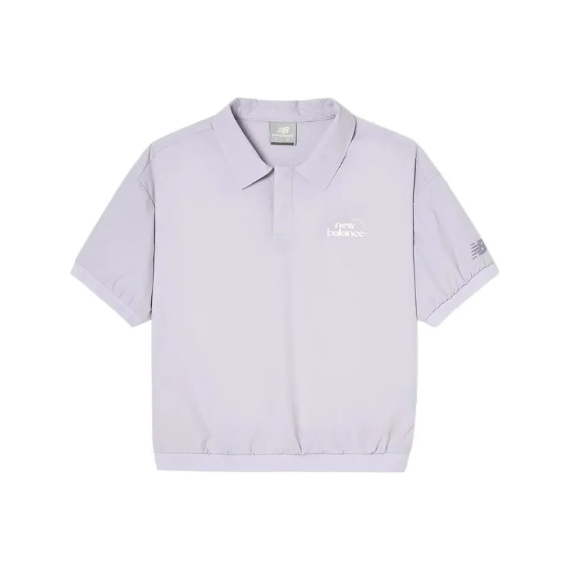 New Balance Polo Shirt Women's Light Purple-0