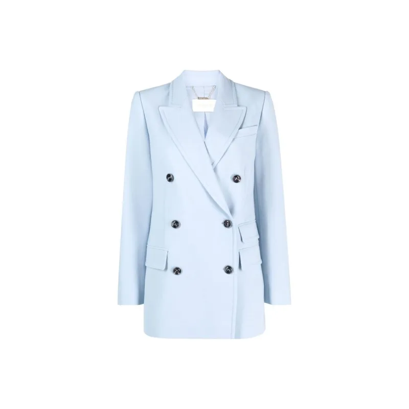 Zimmermann Lyrical Pocket Double breasted Blazer-0