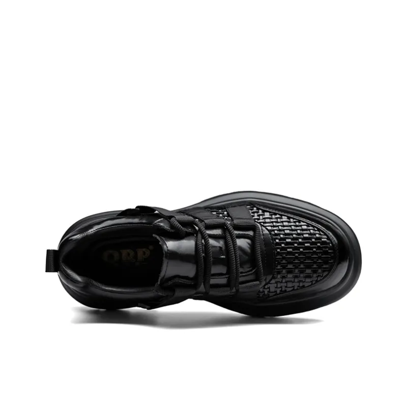 ORP Cushioning, Slip Resistant, Abrasion Resistant, Breathable Low Top Casual Shoes Men's Black-2