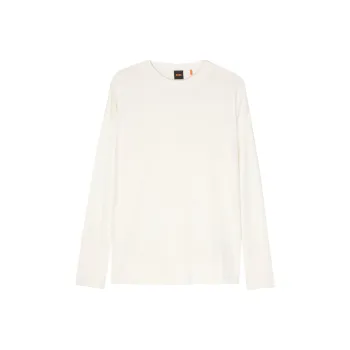 HUGO BOSS Logo rubberised Fine knit Jumper