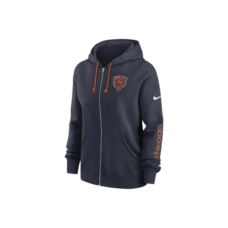 Nike Chicago Bears Phoenix Women's Nike Nfl Full Zip Hoodie-0