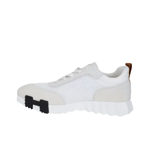 HERMES Low Top Casual Shoes Men's White