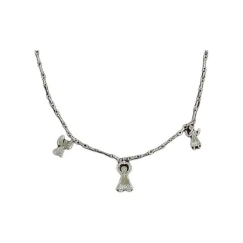 SALE E PEPE 925 Sterling Silver Necklaces Unisex Silver