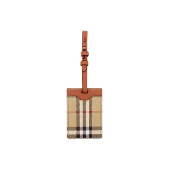 Burberry Calfskin Shoulder Straps Unisex Brown
