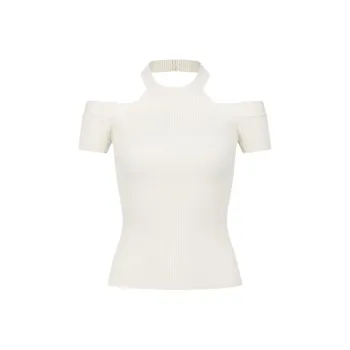 URBAN REVIVO T Shirt Women's Ecru