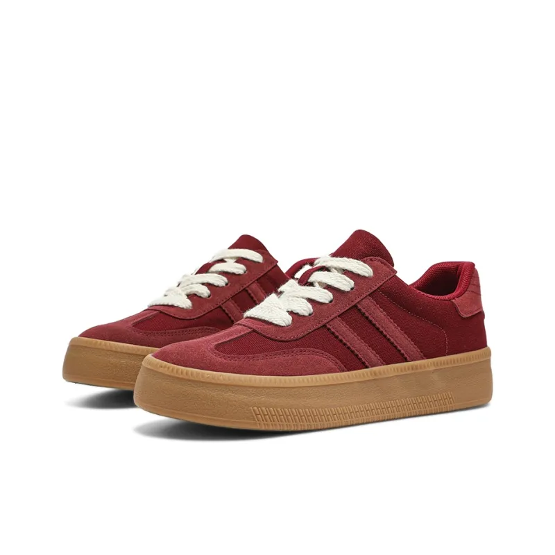 OUGLEMEN Slip Resistant, Abrasion Resistant, And Balanced Low Top Skateboard Shoes Men's-18