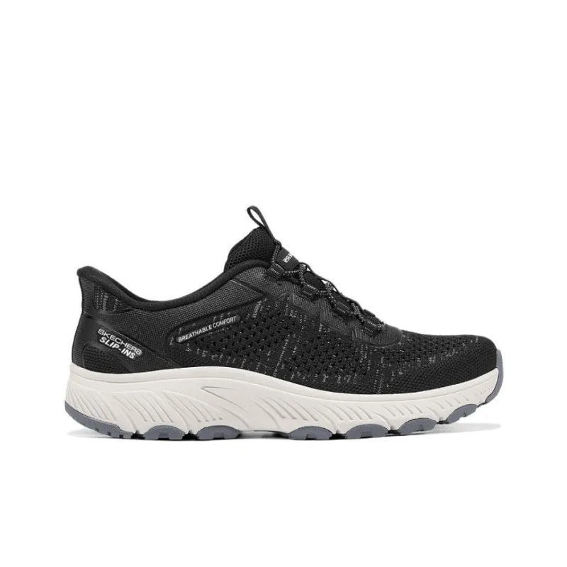 Skechers OUTDOOR WOMENS Anti Slip Wear Resistant Low Top Casual Shoes Women's Black Gray-1