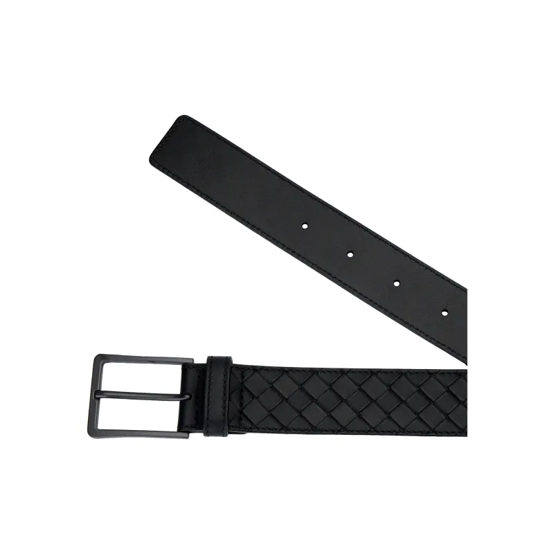 Bottega Veneta Intrecciato Leather Belt-3