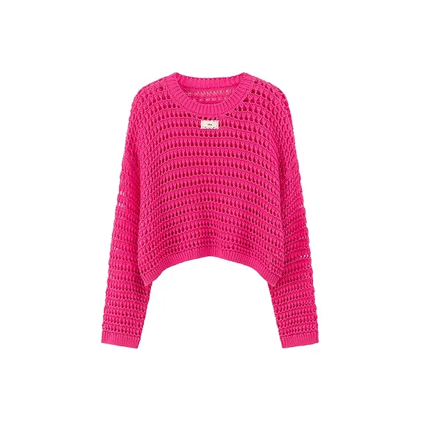 CHUU Knitwear Women's Dark Rose Red-0