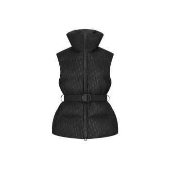 DIOR FW24 Puffer Jacket Women's Black