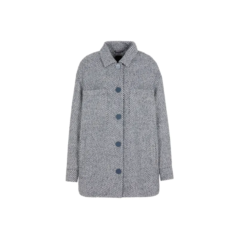 ARMANI EXCHANGE Coats Women's Blue Gray-0