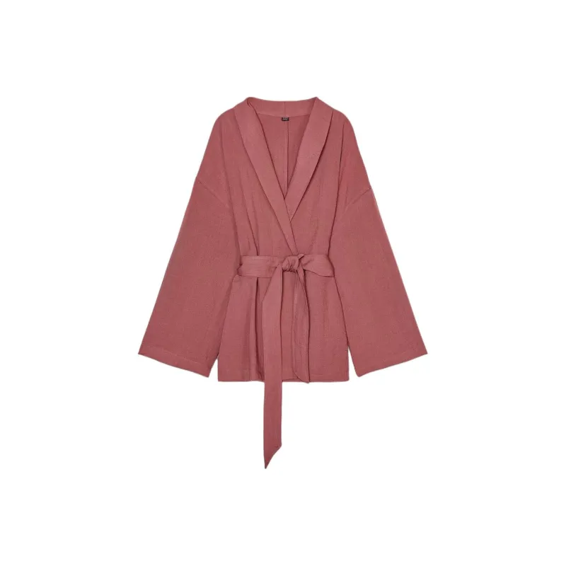 ZARA Jackets Coats Women's Dark Pink-0