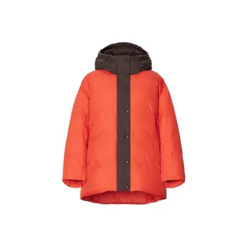UNIQLO Down Jacket Women's Dark Orange