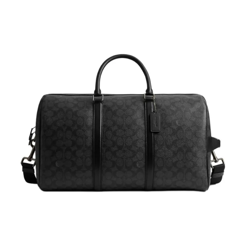 COACH Artificial Leather Travel Bag Women's Black-0