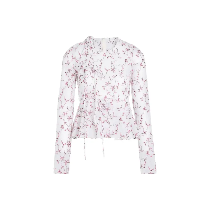 Giambattista Vall Cotton Blouse-0