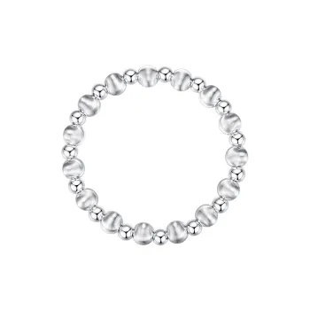 Heart Grass 999 Fine Silver Pure Silver Bracelets Women's