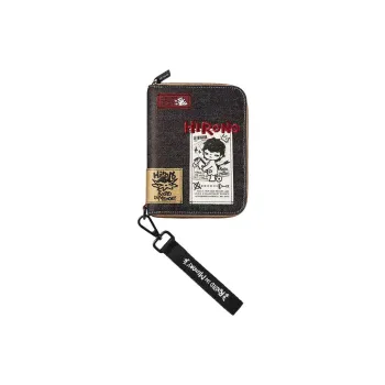 POP MART HIRONO Cotton Passport Holder Unisex Black