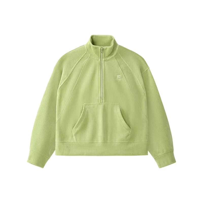 FILA FUSION Sweatshirts Women's Cream Fruit Green-0