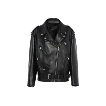 PRADA Nappa leather Biker Jacket