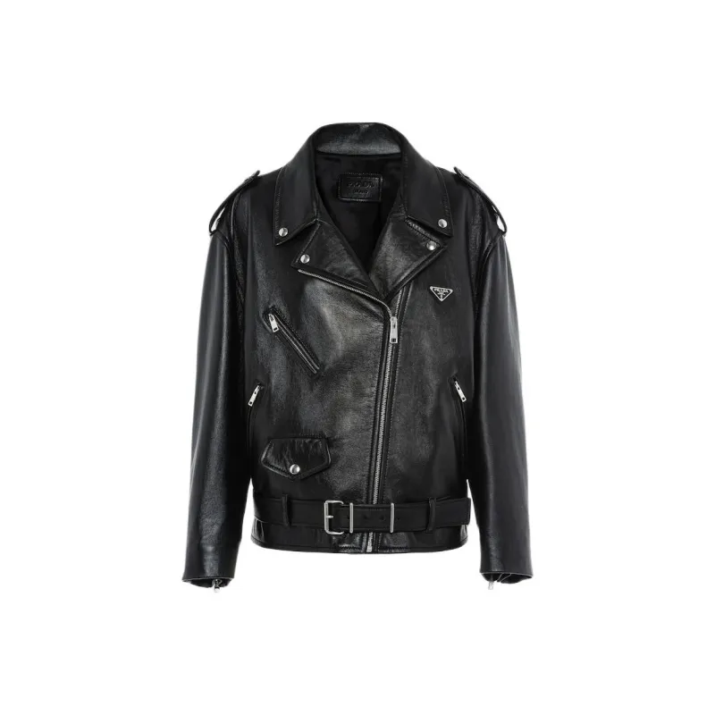 PRADA Nappa leather Biker Jacket-0
