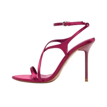 ZARA One Strap Sandals 11cm Women's Pink
