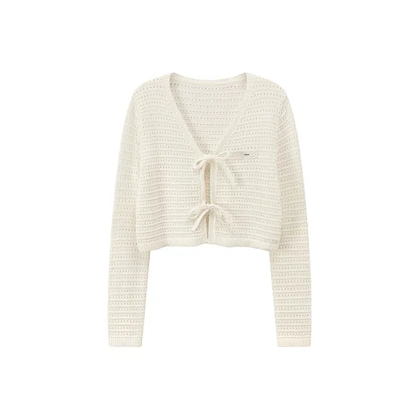 CHUU Knitwear Women's White Apricot-0