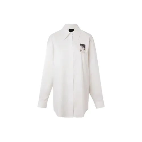 VVNK JANE PLUS 화이트 여성 셔츠