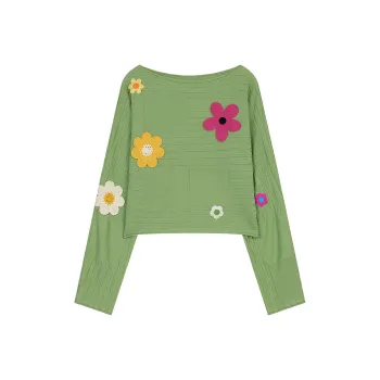 ELF SACK Knitwear Women's Floral Green