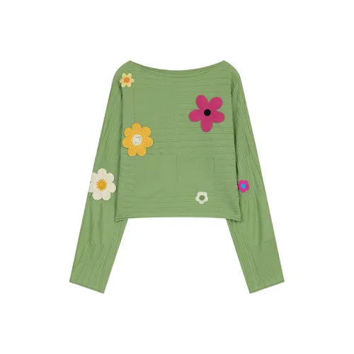 ELF SACK Knitwear Women's Floral Green