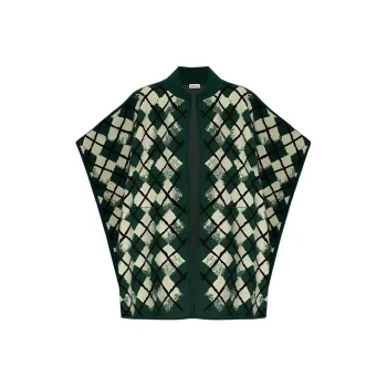 Burberry Argyle Wool blend Cape