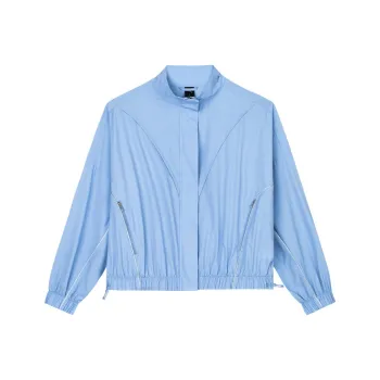 CHAOJIANTA Jackets & Coats Women's Dusty Blue