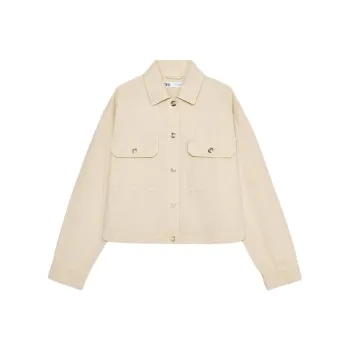 ZARA Jackets & Coats Women's Tan