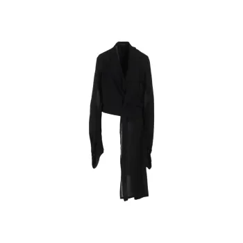 Yohji Yamamoto Balloon Sleeve Wrap Jacket 'Black'