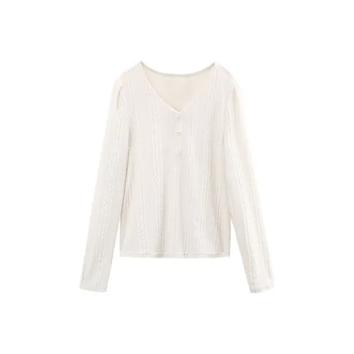 A Paradise For Awakening Knitwear Women's Beige Apricot