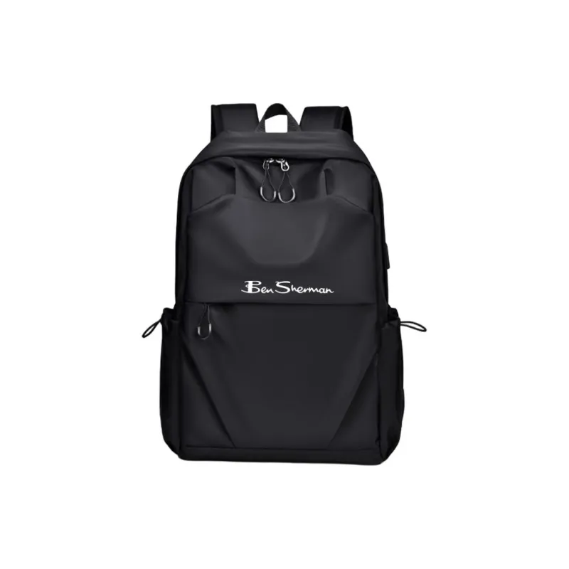 BEN SHERMAN Oxford Backpack Men's Black/Gray/Blue-1