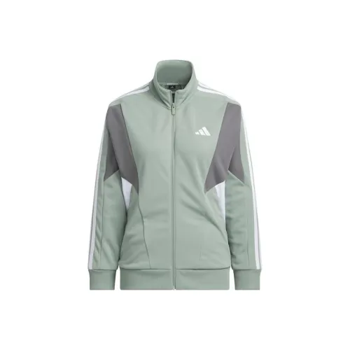 Adidas TEAM W Jacket Women's Silver Green