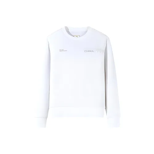 Anta Variety Training Collection Sweatshirt Women's Snowflake White