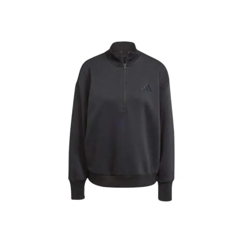Adidas Free Shipping With AdiClub All Szn Fleece Loose Quarter Zip Sweatshirt