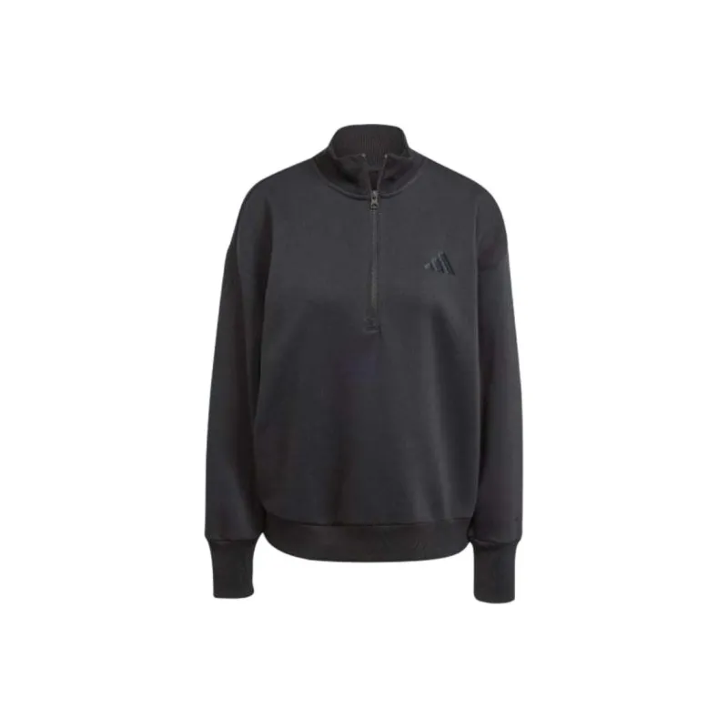 Adidas Free Shipping With AdiClub All Szn Fleece Loose Quarter Zip Sweatshirt-0