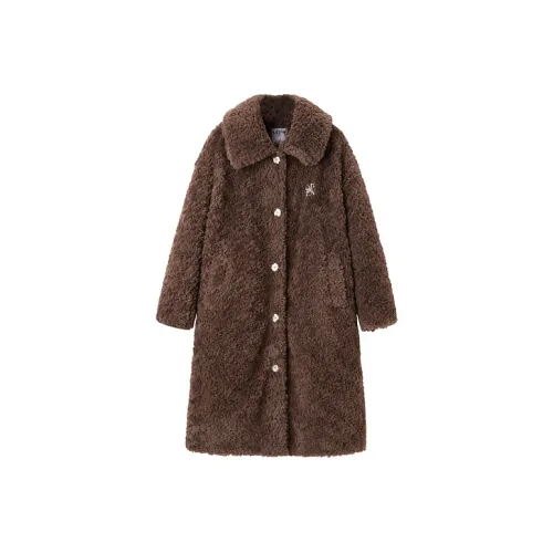 LEDIN Coats Women's Brown In Stock