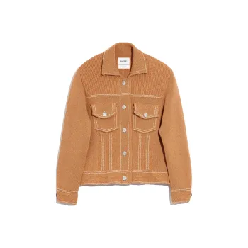 Barrie Fitted Cashmere-blend Cardigan