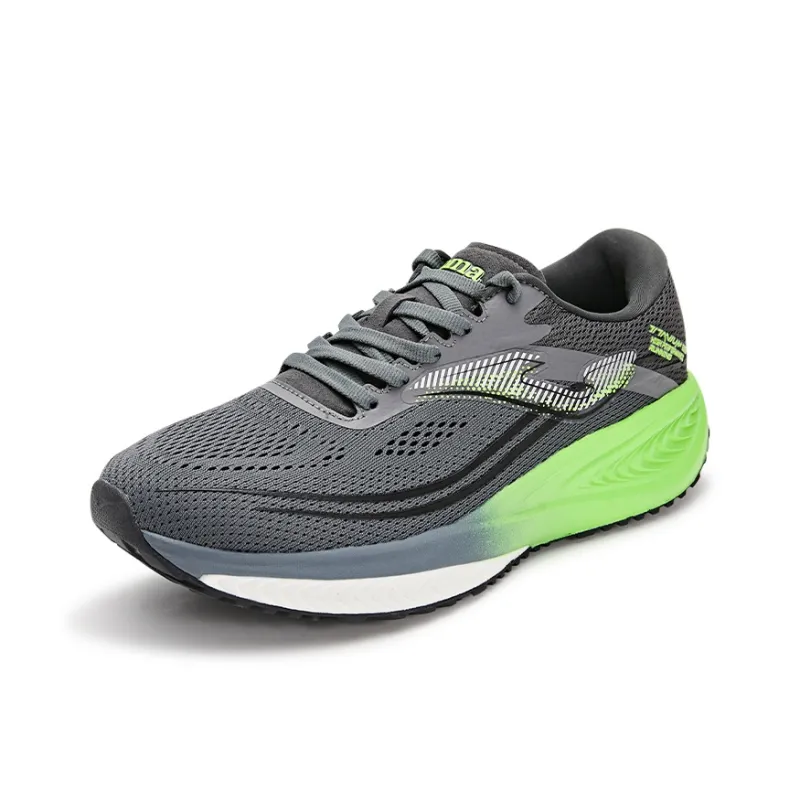 Joma Abrasion Resistant Slip Resistant Low Top Sprint Running Shoes Men's Gray Green-2