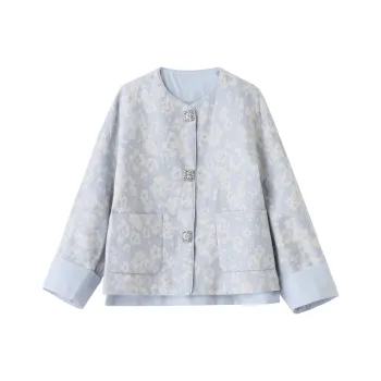 Yi Mengyuan Jackets & Coats Women's Blue