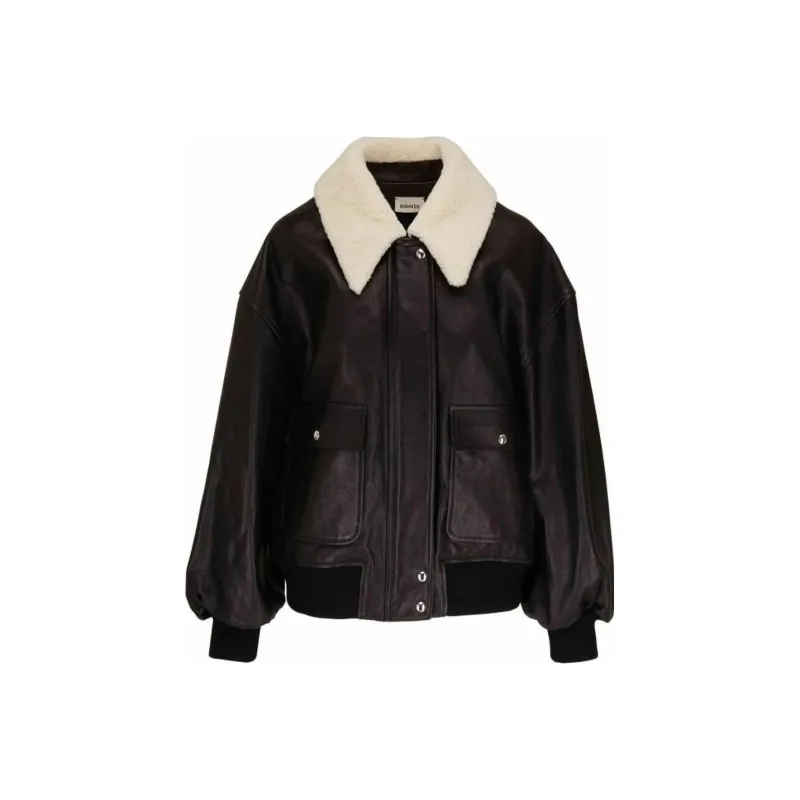 KHAITE Shellar Jacket 'Classic Brown'-0