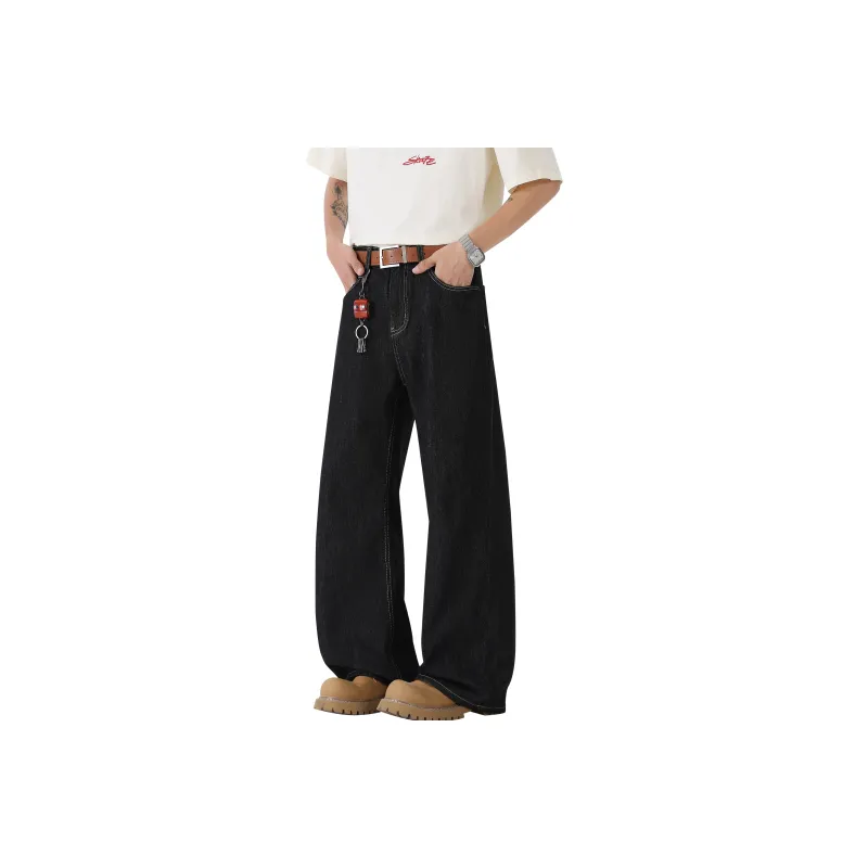 MARK WAFFLE Jeans Unisex Original Black Denim-0