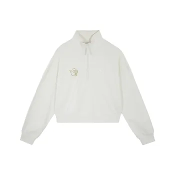 PUMA Crew TR PUMA BZ CC HALF ZIP Sweatshirt Women's White
