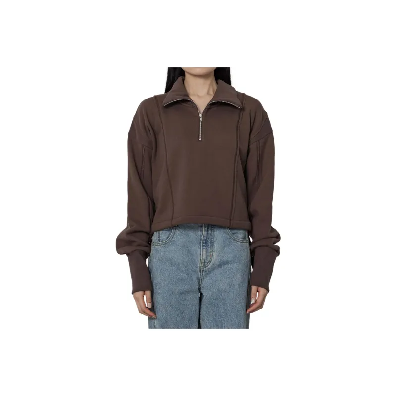 PUBLIC TOKYO FW24 Sweatshirt Women's Brown-0