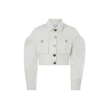 ACLER Denim Jackets Women's Light Green